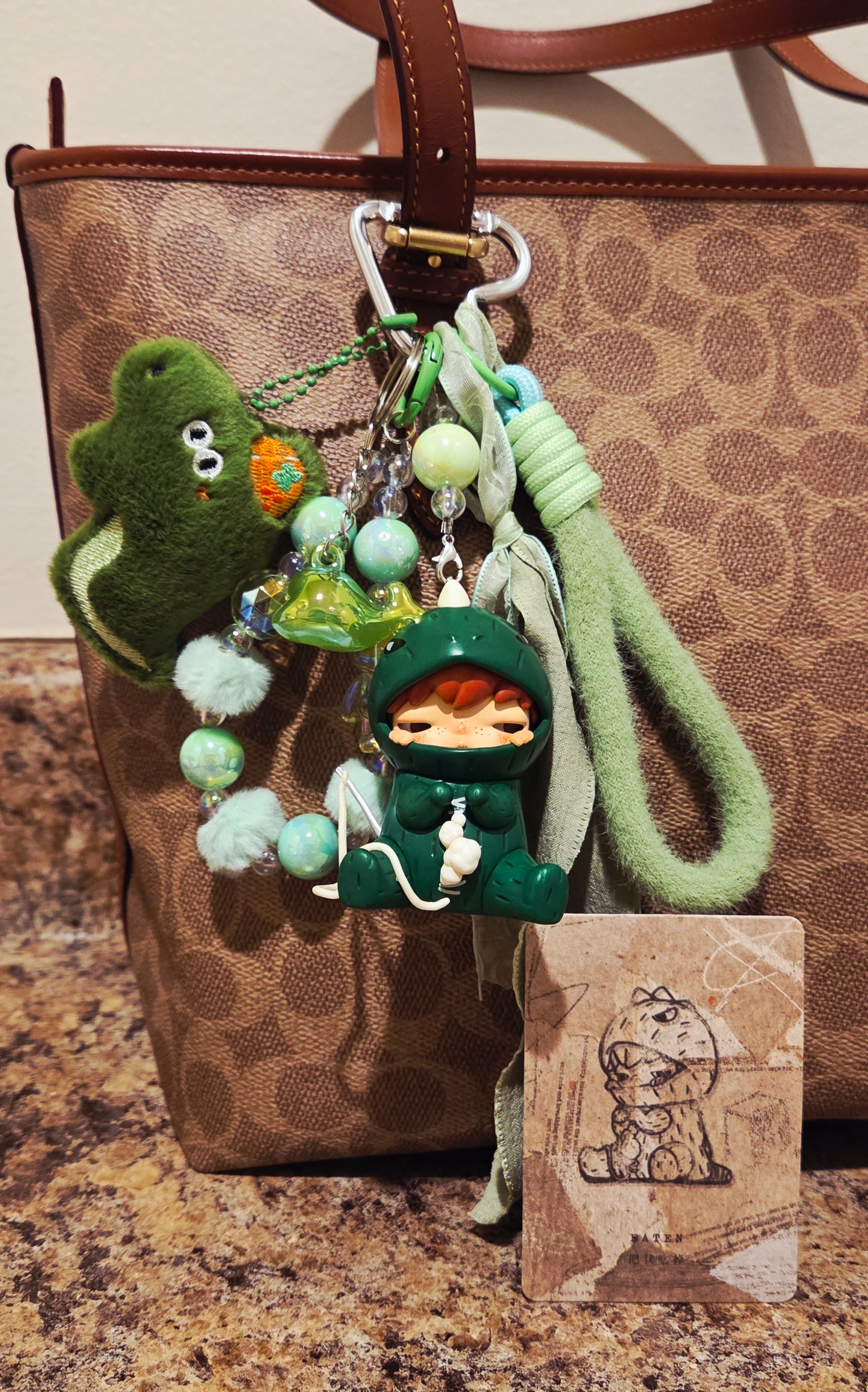Authentic "Eaten" Keychain Bag Charm