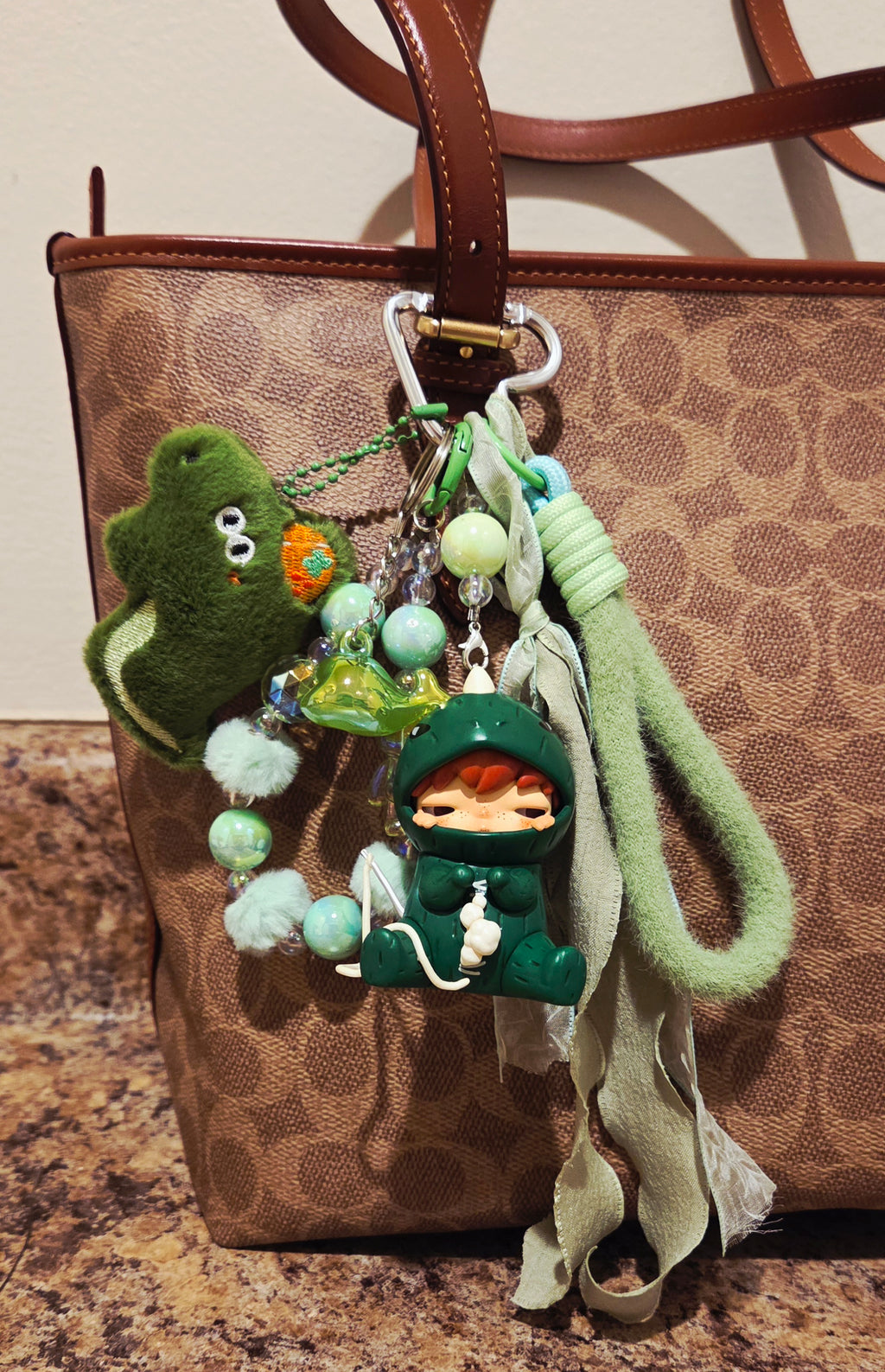 Authentic "Eaten" Keychain Bag Charm