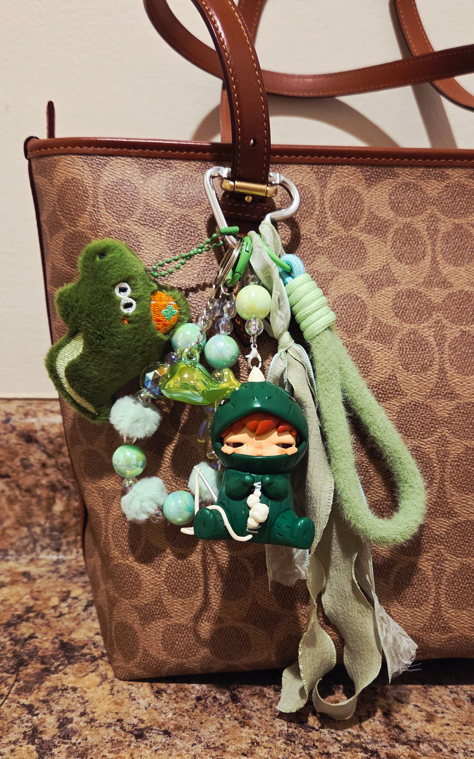 Authentic "Eaten" Keychain Bag Charm