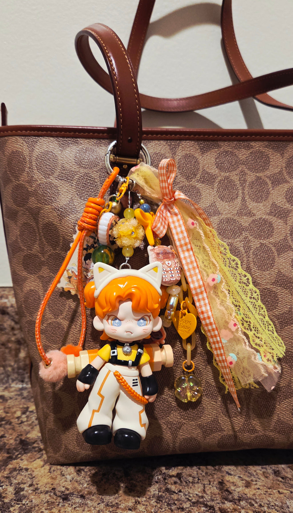 Authentic "Emoki" Keychain Bag Charm