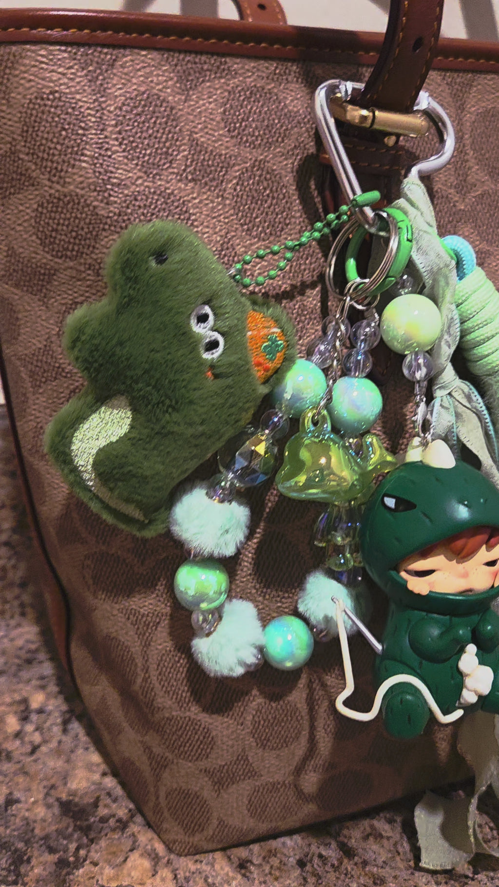 Authentic "Eaten" Keychain Bag Charm